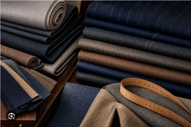 Linen fabric for trousers and light formal wear